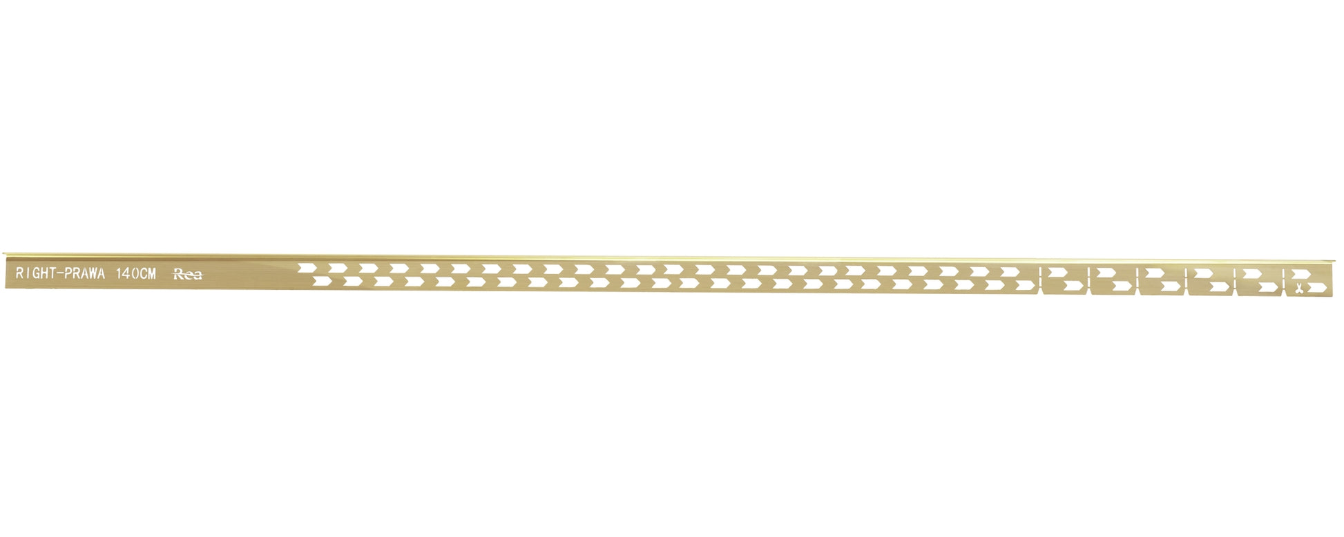 Gefälleprofil 140cm Brush Gold rechte 4