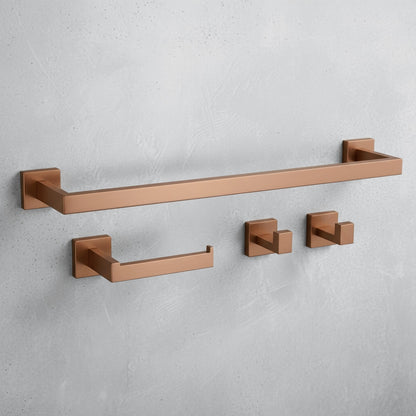 Badezimmer-accessoire-set Rio Brush Copper 4-teilig  1