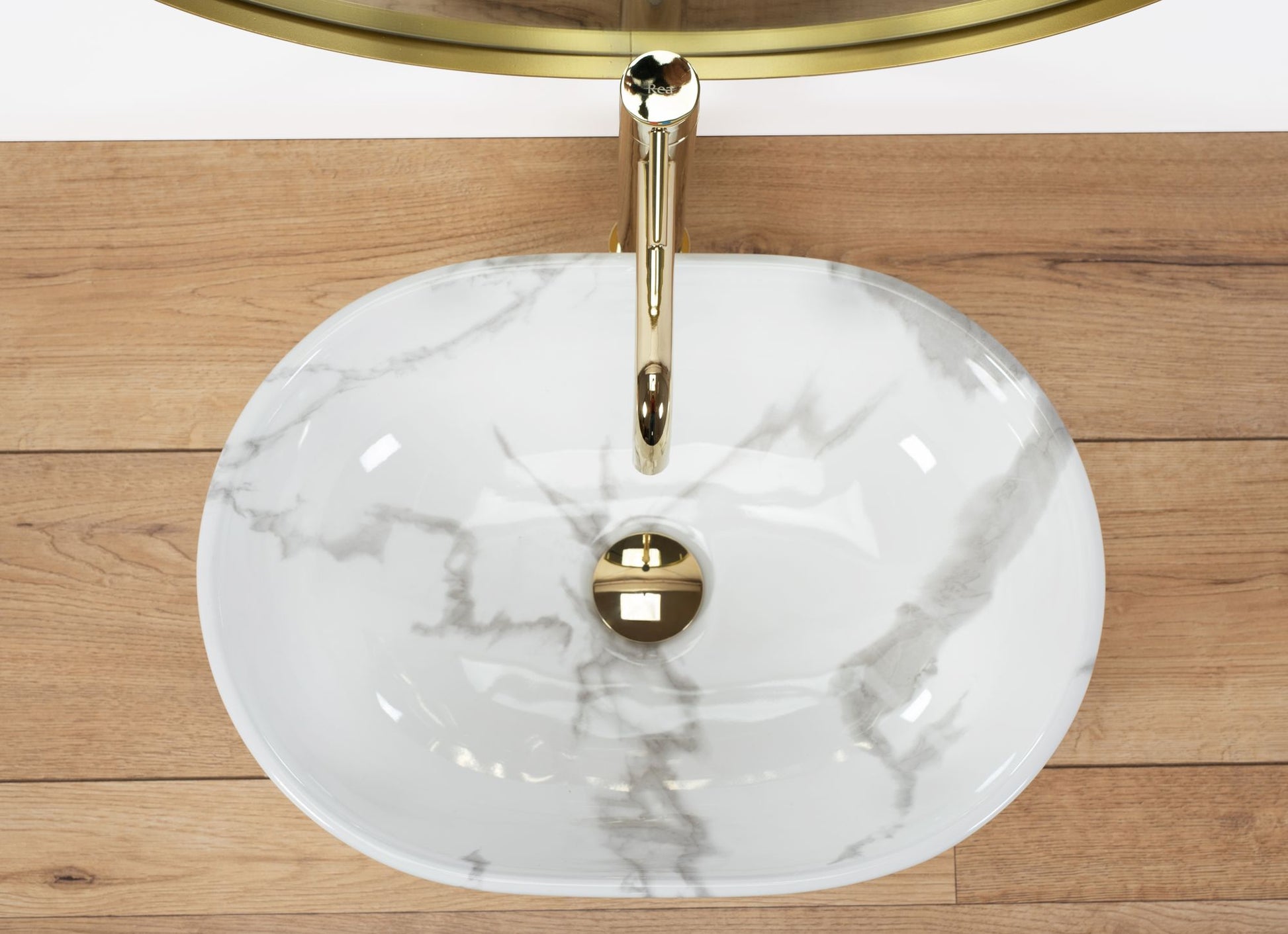 Aufsatzwaschbecken Rea Amelia Marmo Shiny  3
