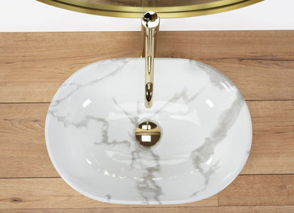 Aufsatzwaschbecken Rea Amelia Marmo Shiny  3
