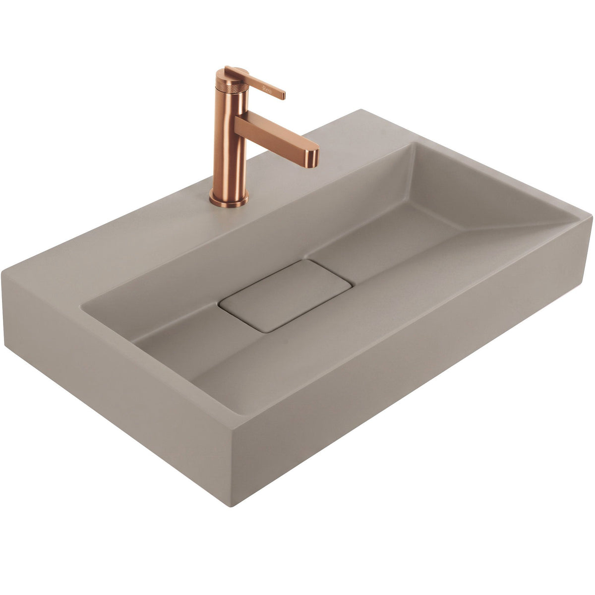 Waschbecken Konglomerat Rea GOYA TAUPE 60CM 1