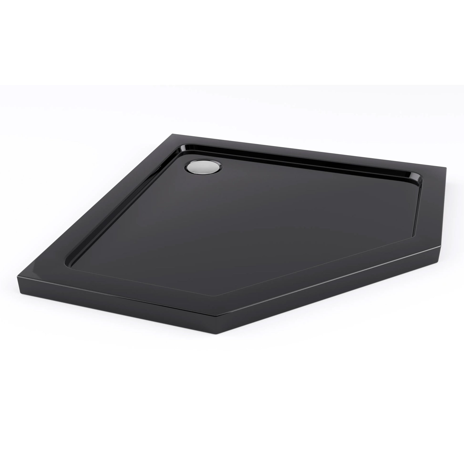 Duschkabine DIAMOND BLACK MAT 80x80 mit Duschwanne Diamond 6