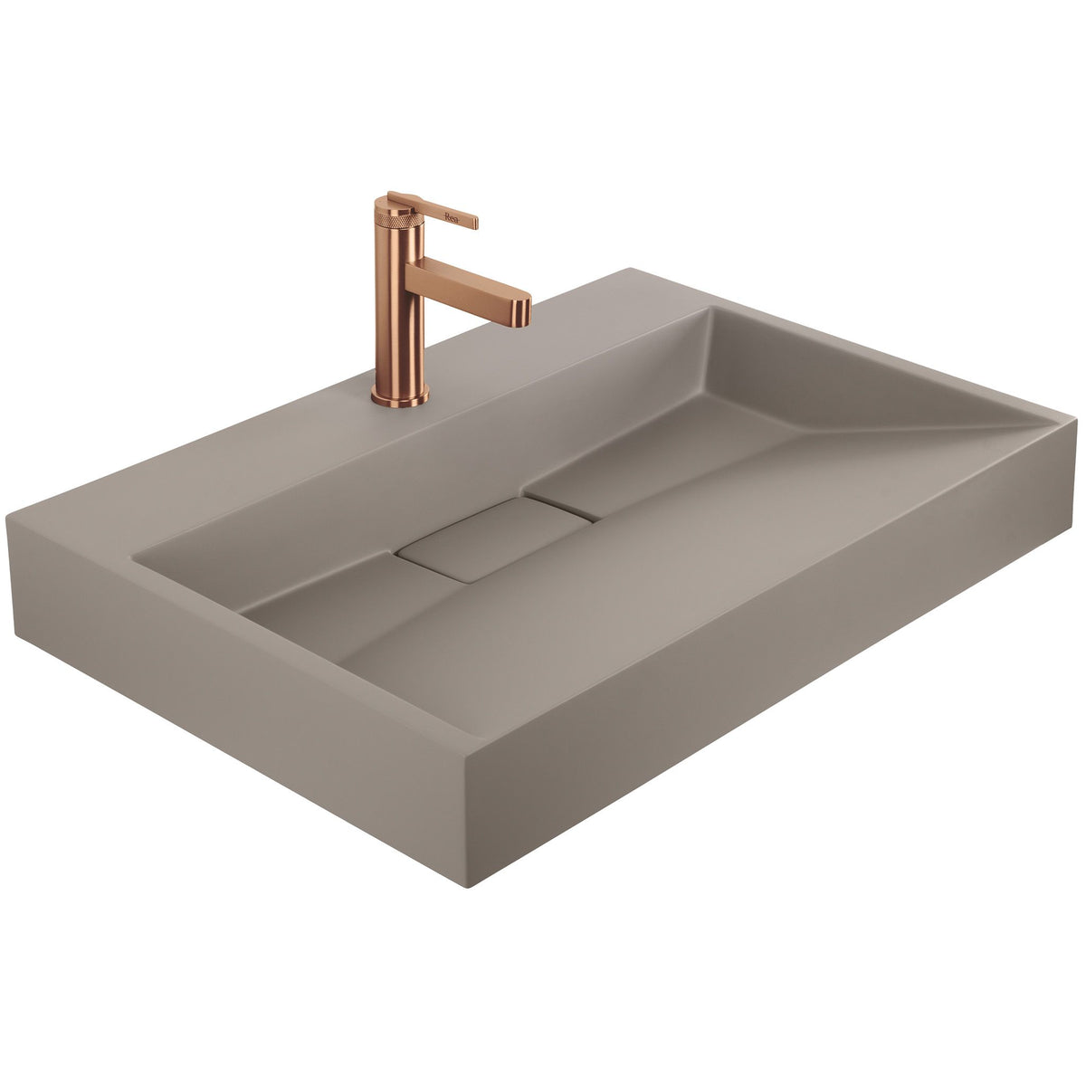 Waschbecken Konglomerat Rea GOYA TAUPE 70CM 10