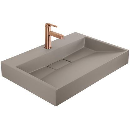Waschbecken Konglomerat Rea GOYA TAUPE 70CM 10