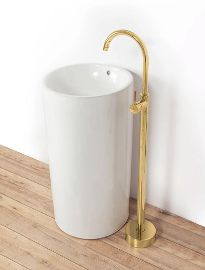 Waschbeckenarmatur freistehend Rea Lungo Ortis Gold  4