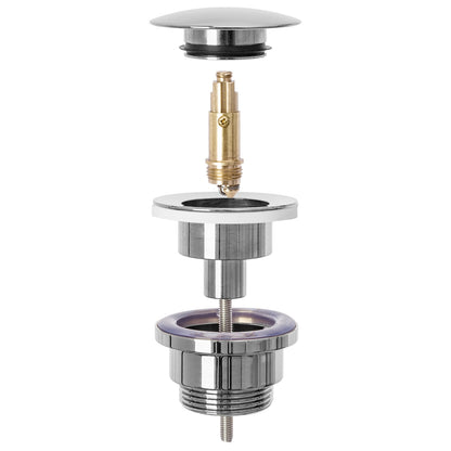 Siphon + Klik-Klak universell Chrom  3
