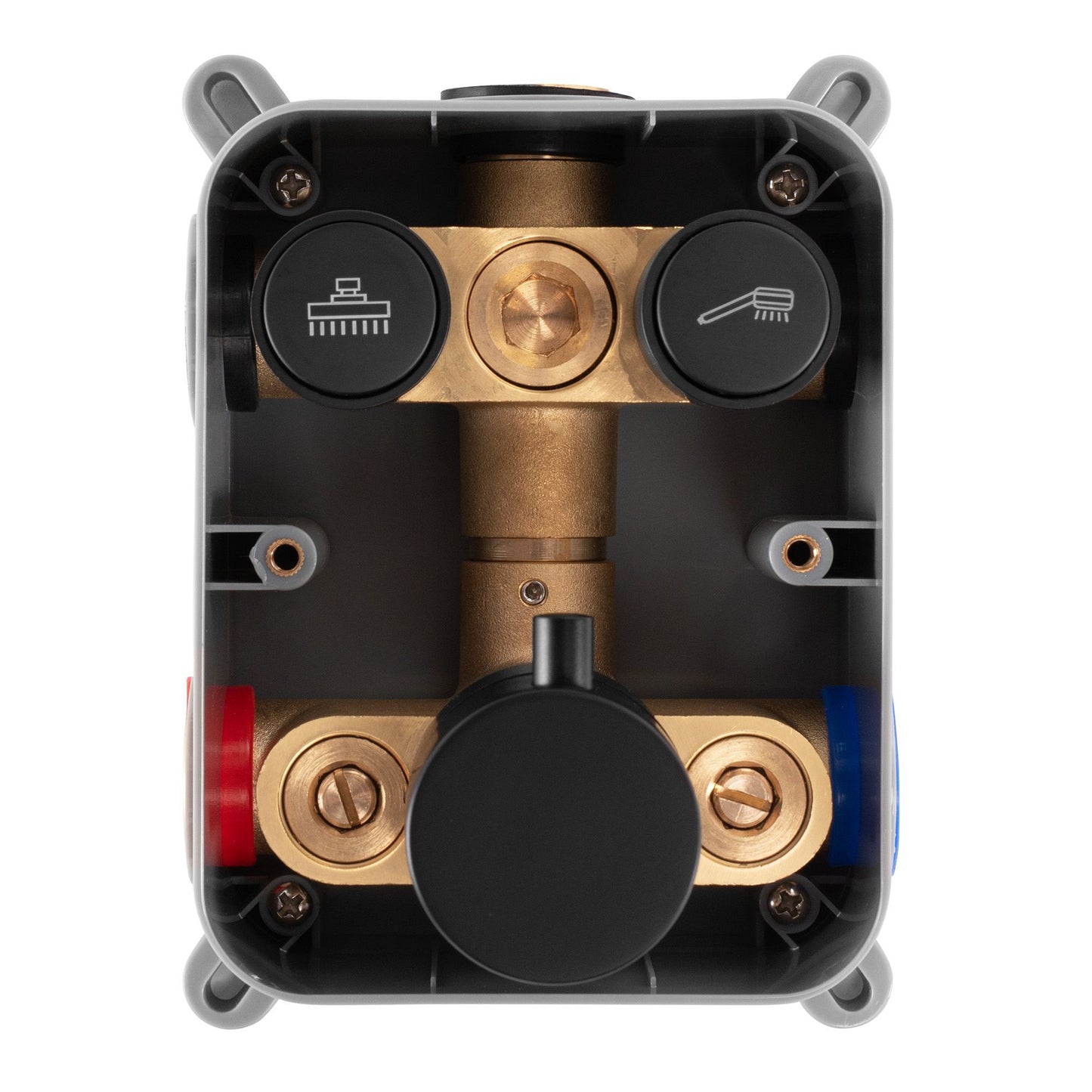 Unterputz Duschgarnitur Rea LUNGO Black Matt BOX  5