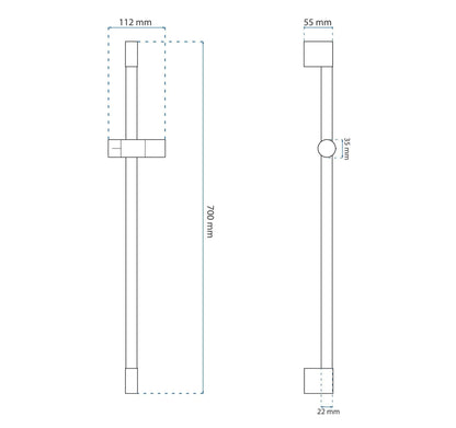 Brausehalter 01 Titan 7