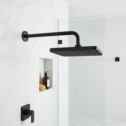 Rechteckige Regendusche REA JS-032 Black 2