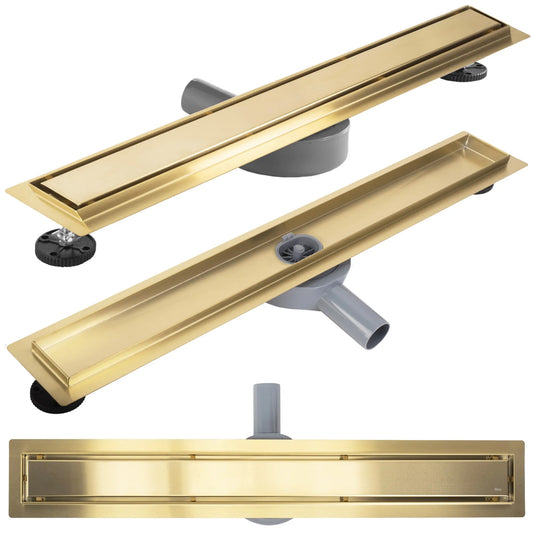 Duschrinne REA Neox pro Brush Gold 70  1