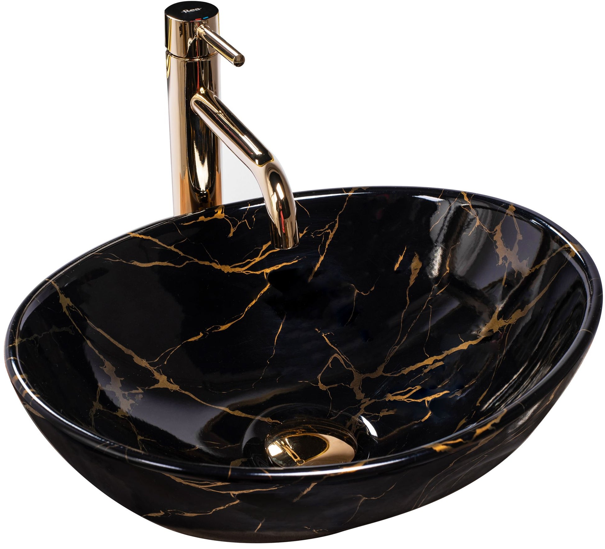 Aufsatzwaschbecken Rea Sofia Black Marble 1