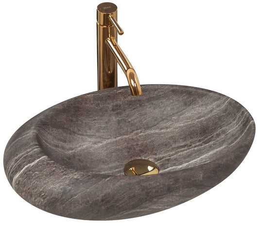 Aufsatzwaschbecken Rea Roxy A Stone D. Grey 1