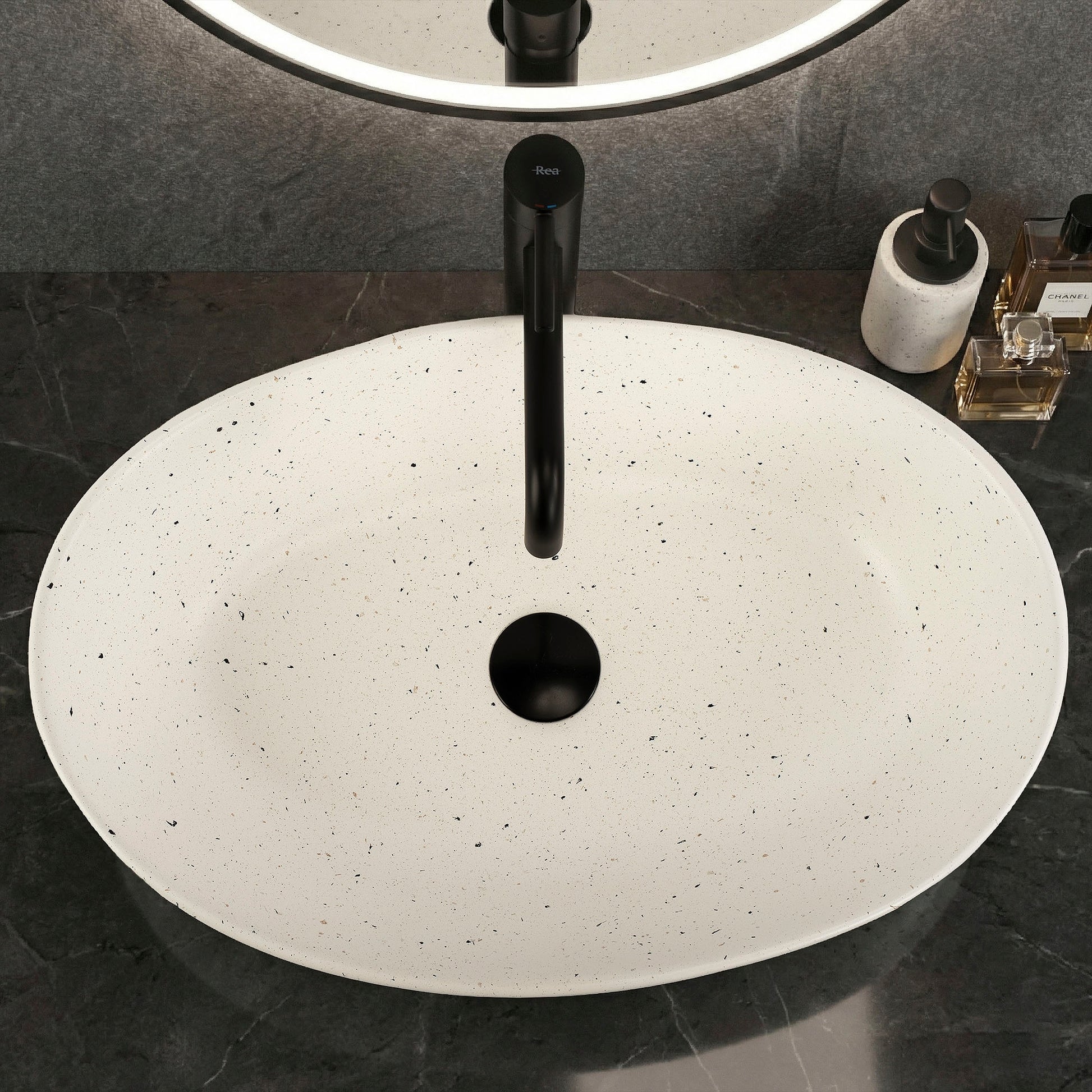 Aufsatzwaschbecken Rea Emilia Grid  4
