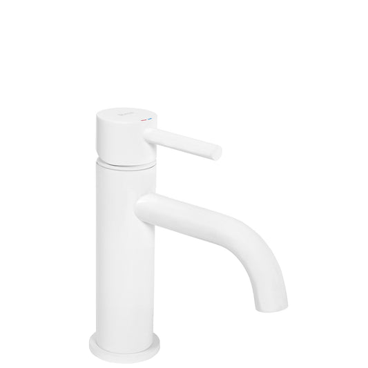 Waschbeckenarmatur Rea Lungo White Low 1