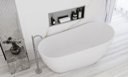 Bathroom Shelf 30x60 Steel Brush  7