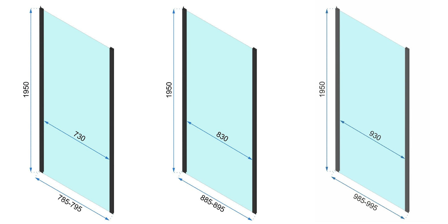 Eckdusche Rapid Swing 90 x 90 15