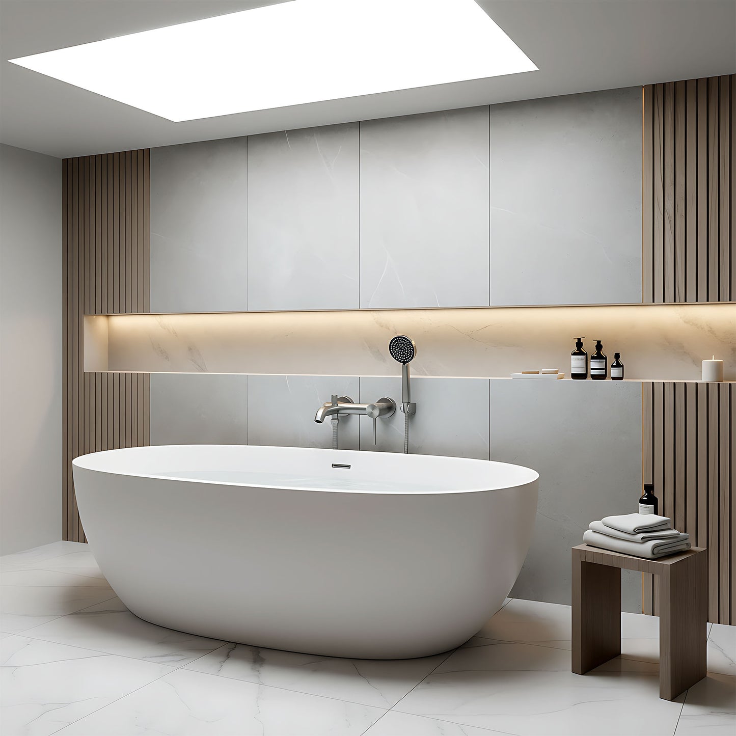 Wannenarmatur Rea Foster Nickel Brush  3