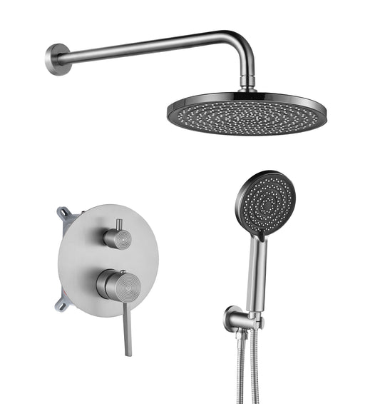 Unterputz Duschset Rea Foster Brush Nickel + BOX  1