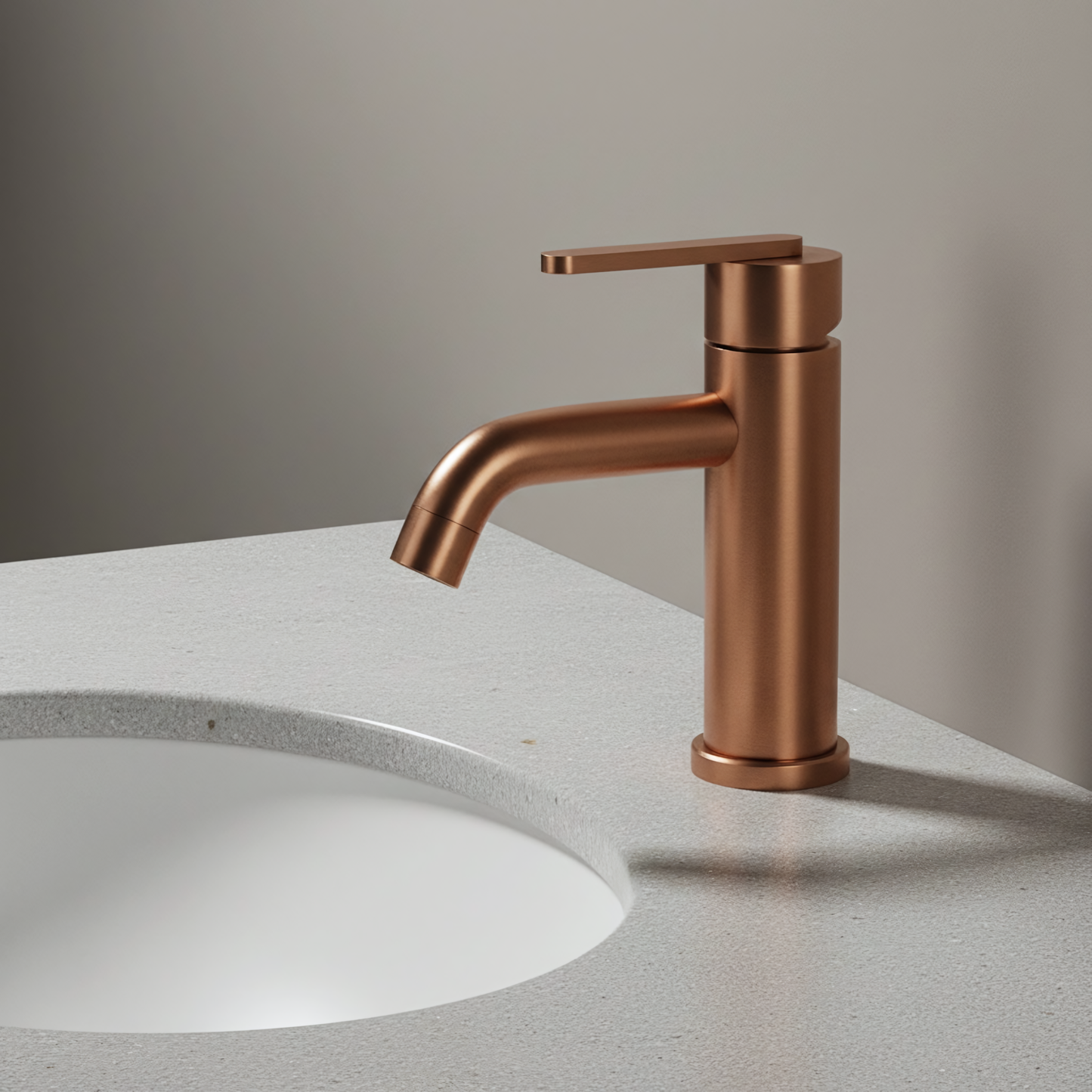 Waschbeckenarmatur Rea Ontario Brush Copper  3