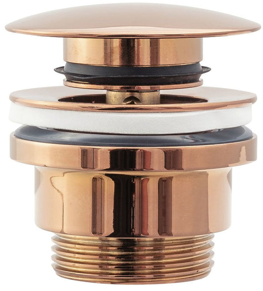Waschbeckenstöpsel universal click-clack Rea Rose Gold 1