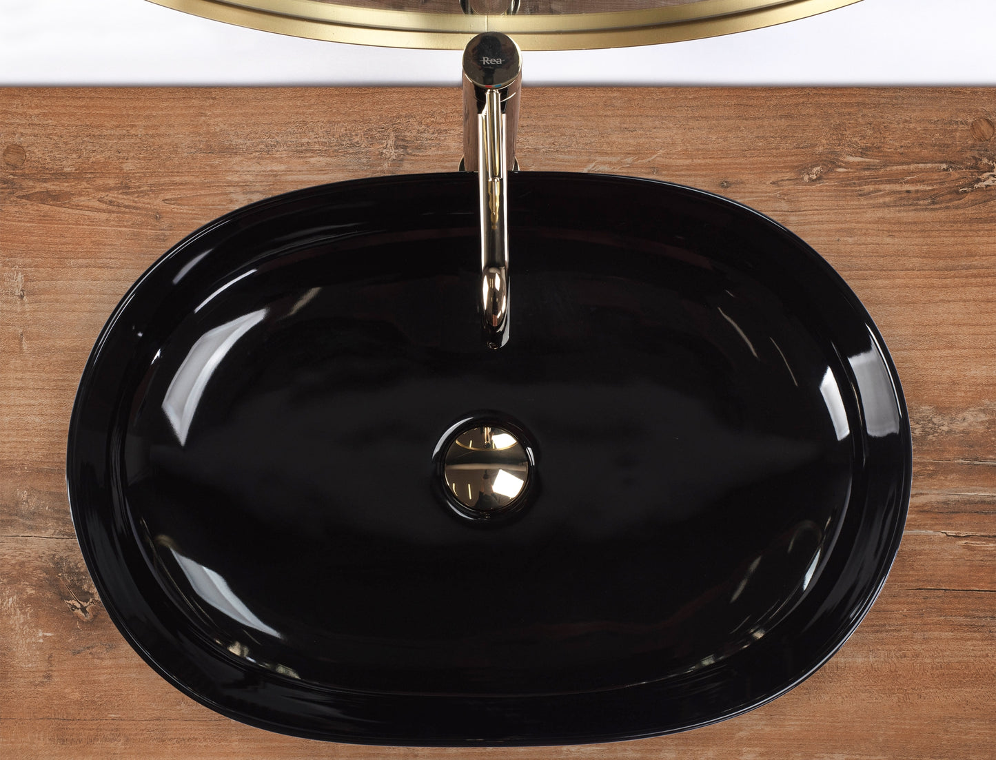 Aufsatzwaschbecken Rea CLEO Black  5
