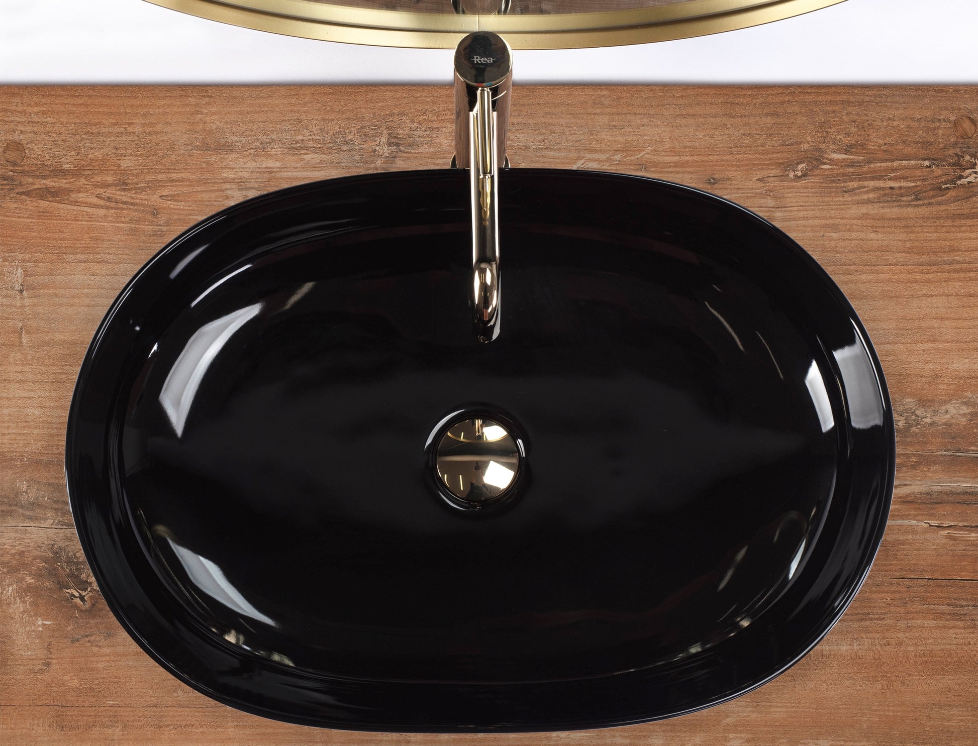 Aufsatzwaschbecken Rea CLEO Black  5