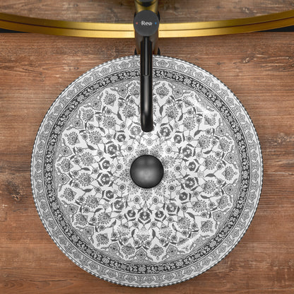 Aufsatzwaschbecken Rea Arte dark grey  3