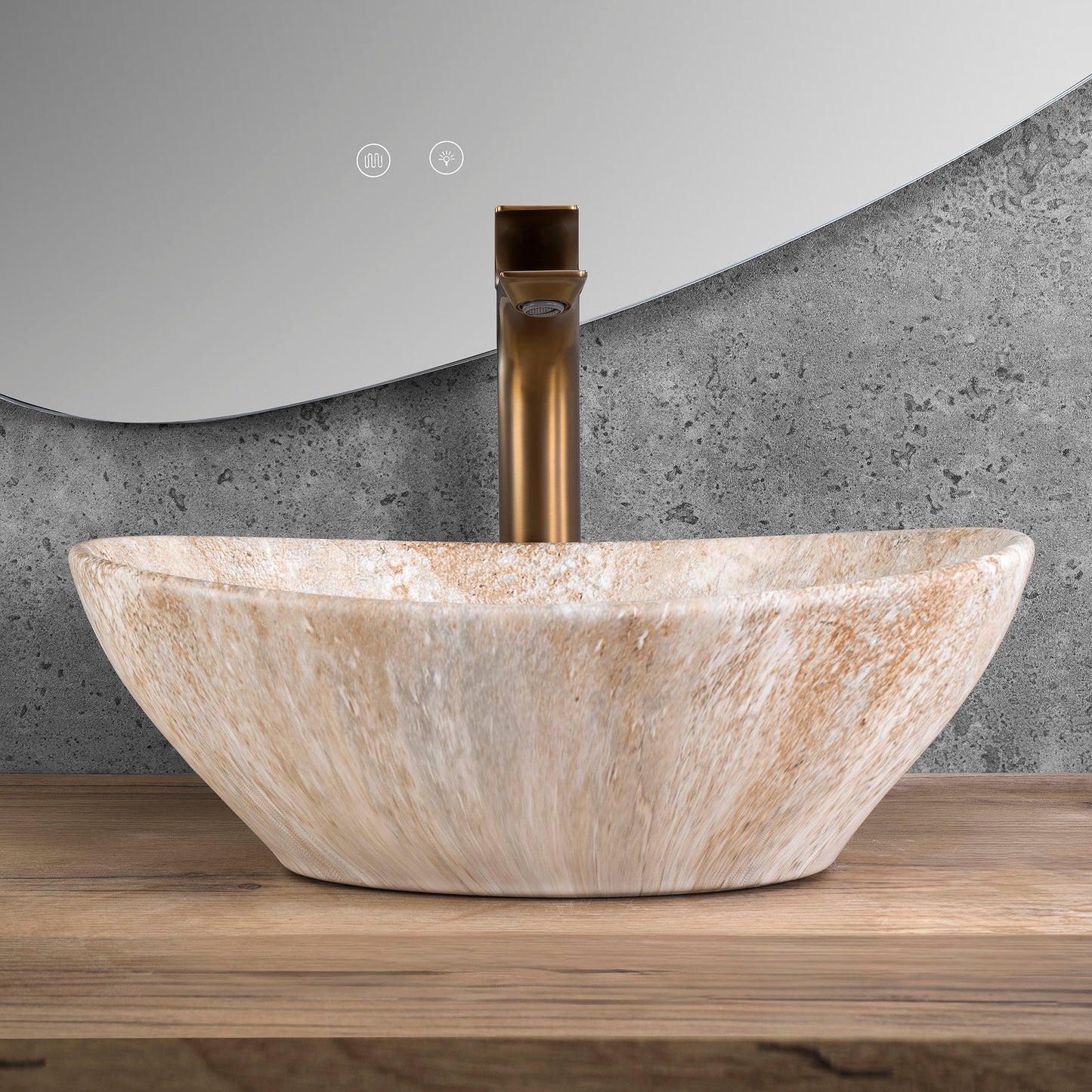 Aufsatzwaschbecken Rea Sofia Savana Matt  4