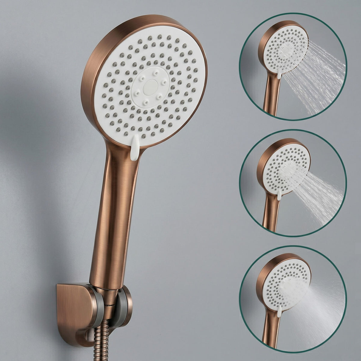 Handbrause REA JS-019 BRUSH COPPER 6