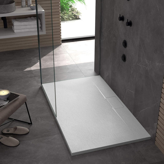 Duschtasse Bazalt Long White 80x120  1