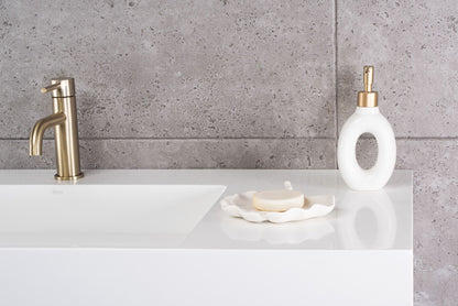 Waschbecken Konglomerat Archi 90 CM White 4