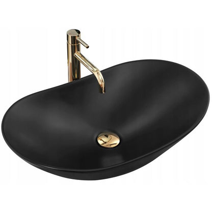 Aufsatzwaschbecken Rea Royal 60 Black matt  6