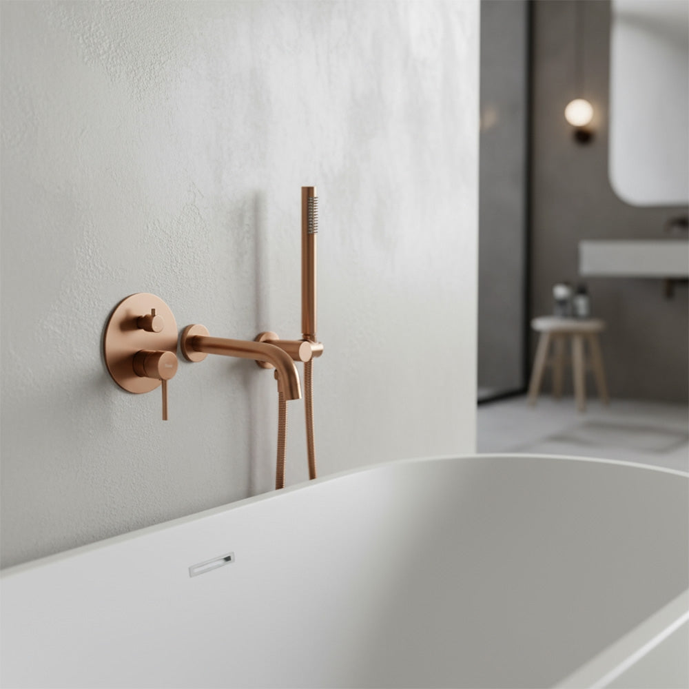 Wannenarmatur Rea Lungo Brush Copper + Box  2