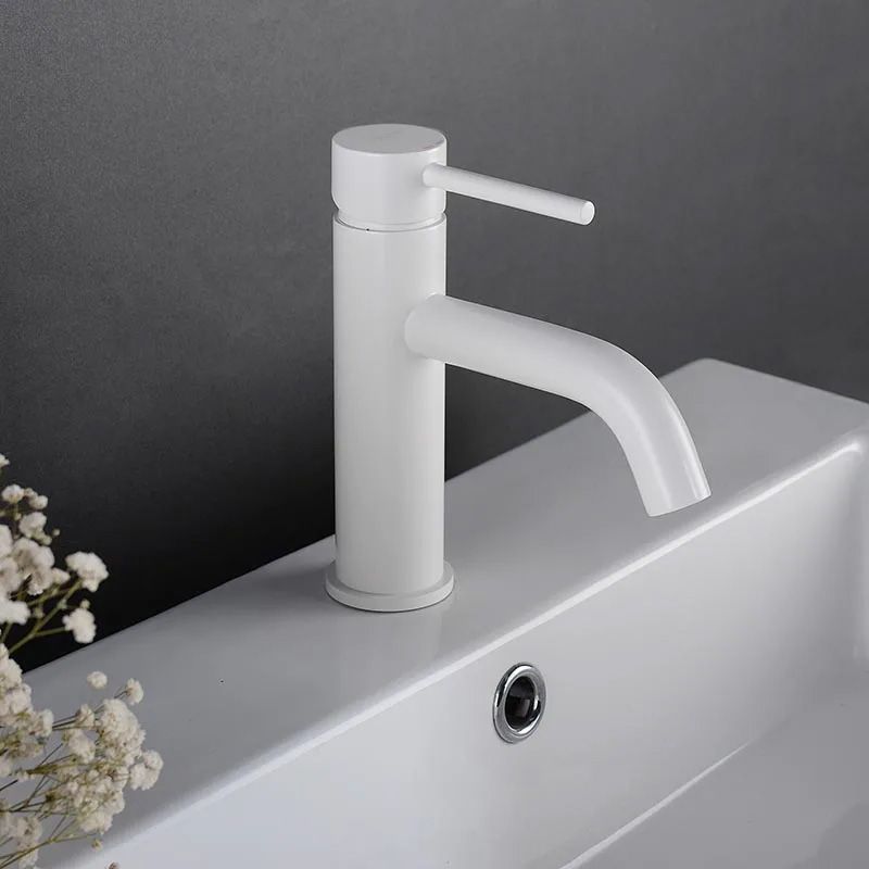 Waschbeckenarmatur Rea Lungo White Low 2