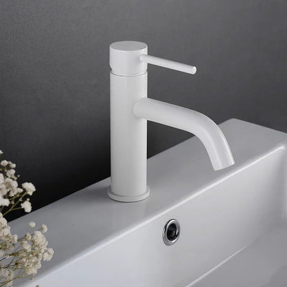 Waschbeckenarmatur Rea Lungo White Low 2