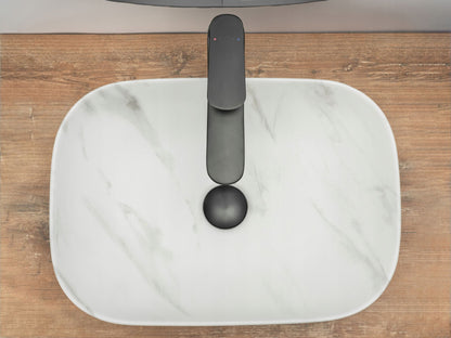 Aufsatzwaschbecken Rea Belinda Marble Matt 5