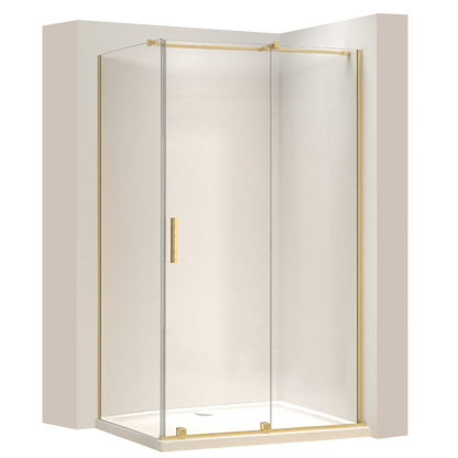 Duschkabine REA Montana Gold Brush 110x80  1
