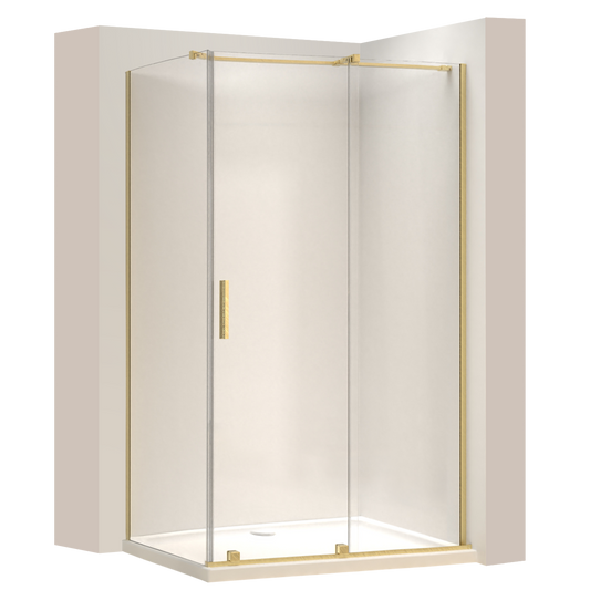 Duschkabine REA Montana Gold Brush 110x80  1