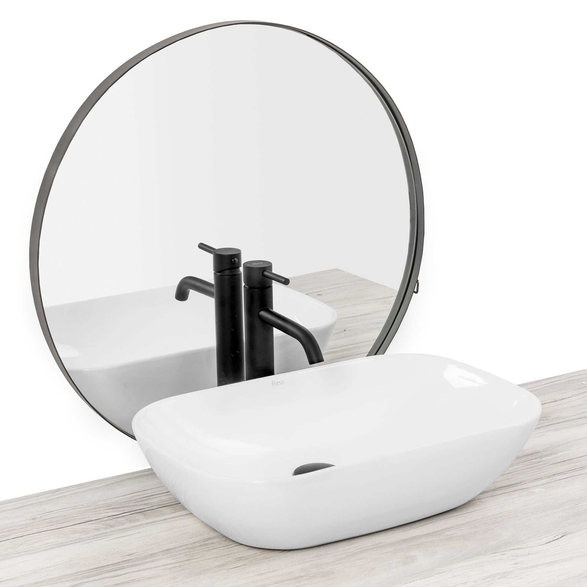 Aufsatzwaschbecken Rea Claudia 9447 white 4