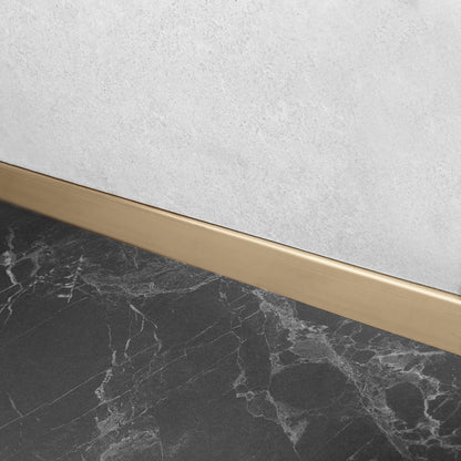 Listwa Brodzikowa Czołowa 130cm Brush Gold  3