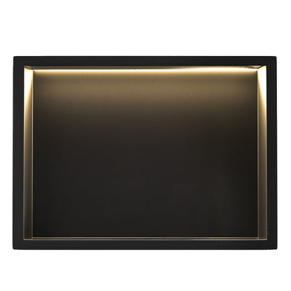 Wandeinbau-badezimmerregal Led 30x45 Black  3