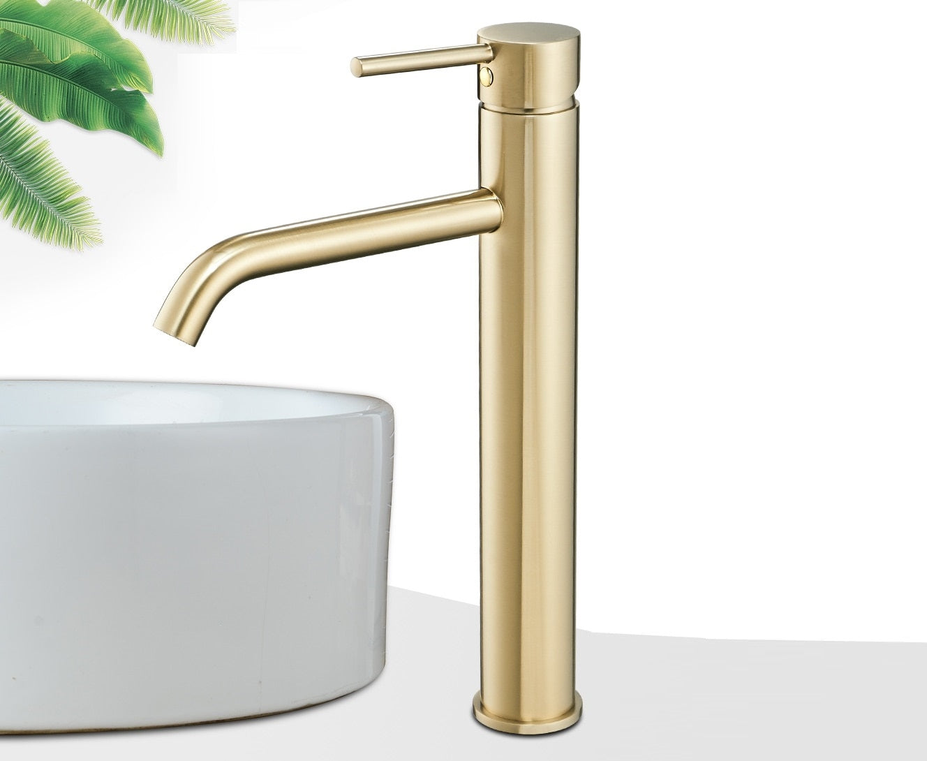 Waschbeckenarmatur Rea Lungo L. Gold high  4