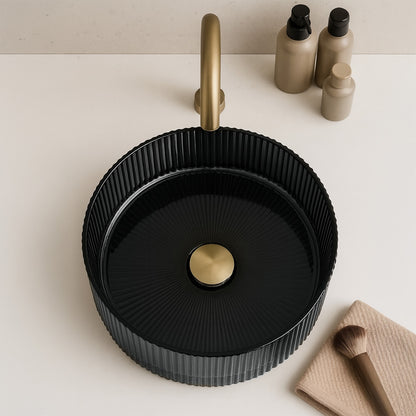 Aufsatzwaschbecken Rea Ingrid 36 Black  3
