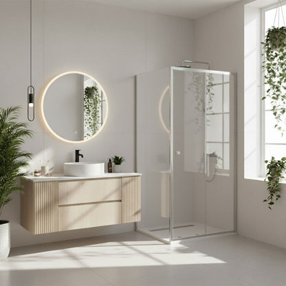 Duschkabine Rea Primo Slide 110x80 Chrome  3