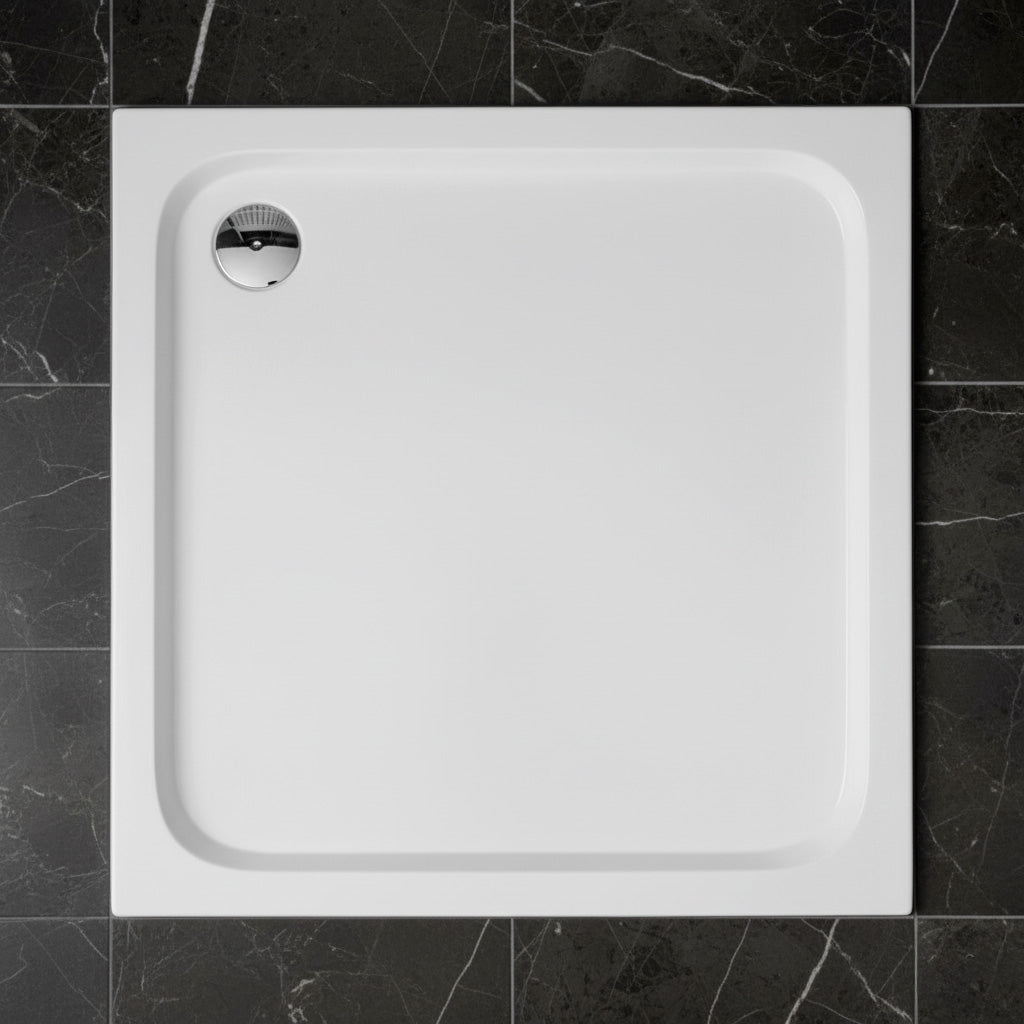 Acryl Duschwanne Rea Belmond White 80x80  4