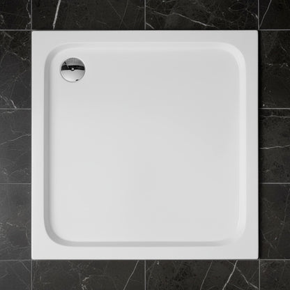 Acryl Duschwanne Rea Belmond White 80x80  4