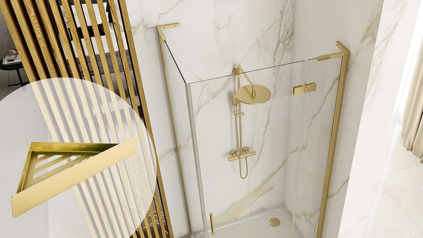 Badezimmerregal SF07 gold brush  4