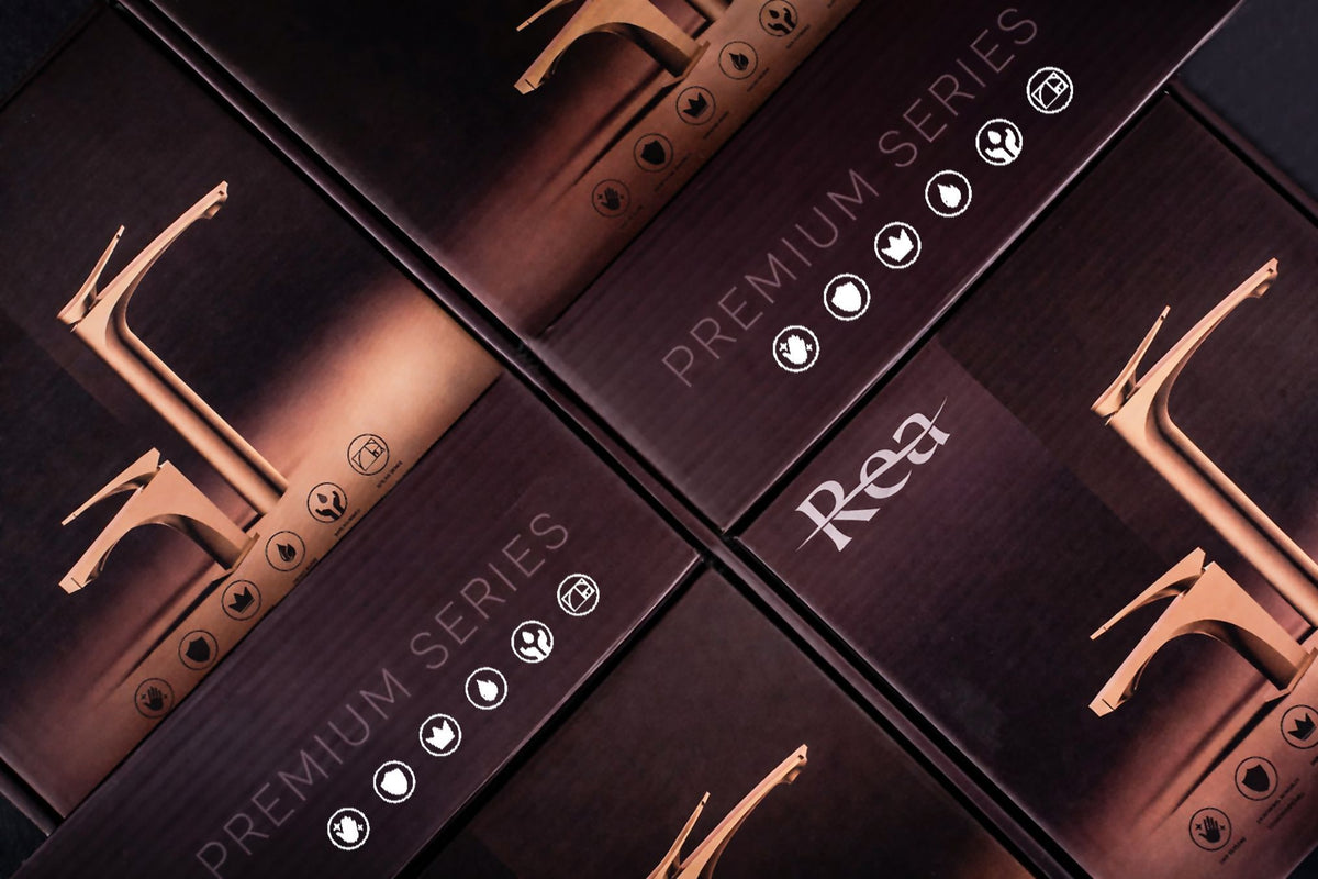 Duschgarnitur PREMIUM REA JOE Brush Copper 7