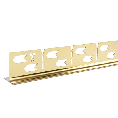 Gefälleprofil 120cm Gold rechte 3
