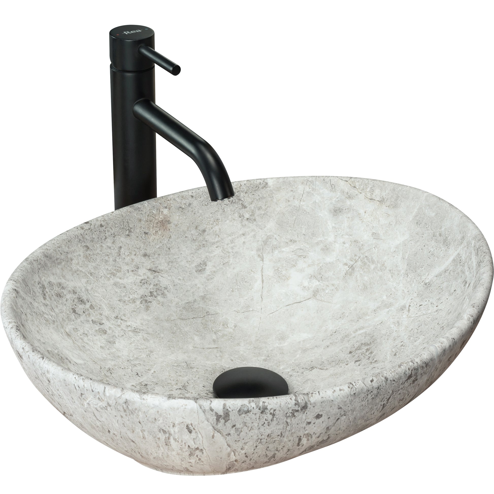 Aufsatzwaschbecken Rea Sofia Light Stone  1